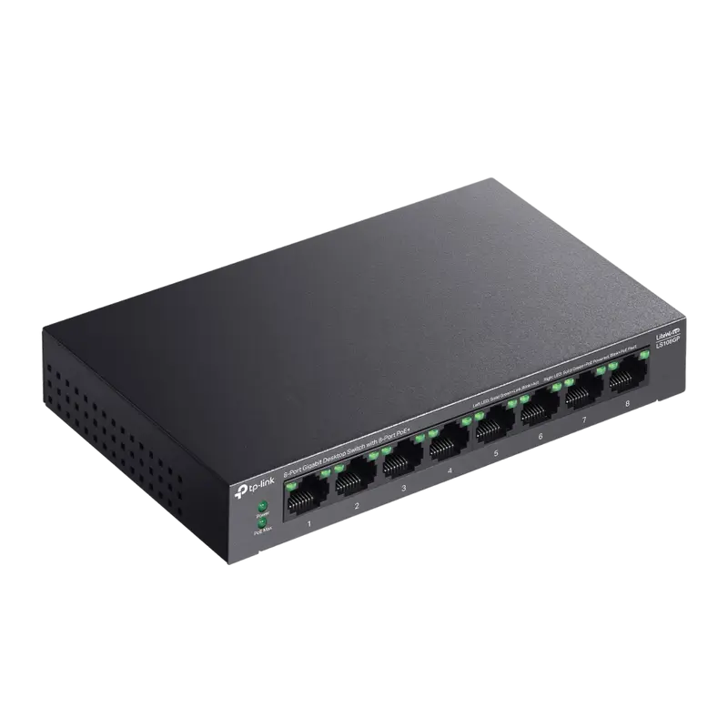 Comutator PoE TP-LINK LS108GP, 802.3af/at PoE+