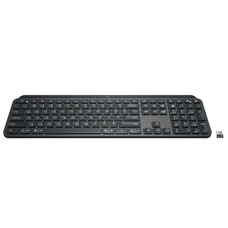 Tastatură Logitech MX Keys for Business, Fără fir, Grafit