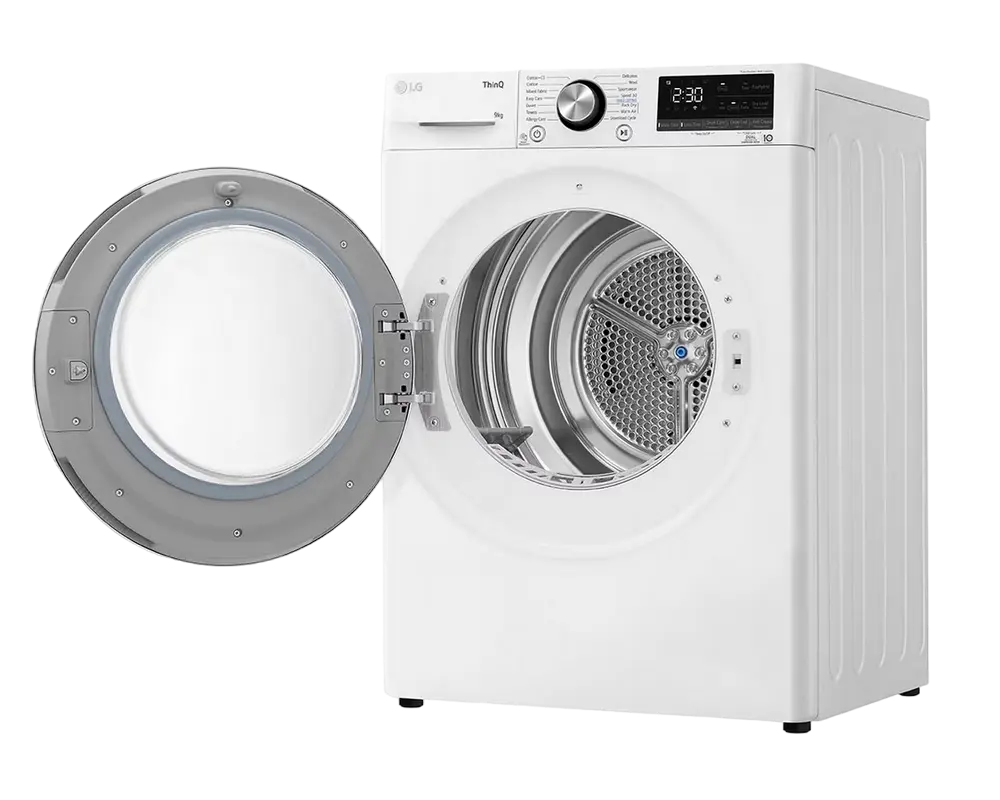 Maşină de uscat LG RH90V9AV2N, 9kg, Alb
