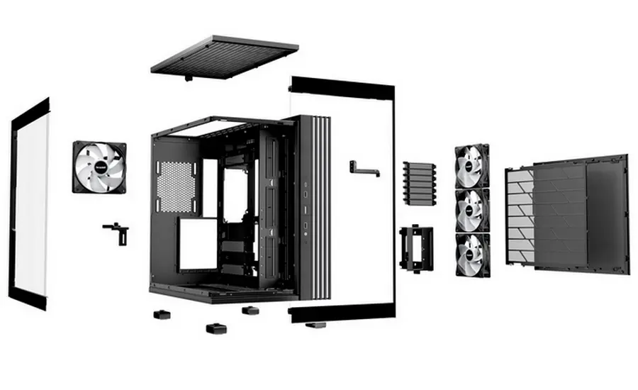 Carcasă PC be quiet! Ligh Base 600 LX, Midi-Tower, Fără PSU, Negru
