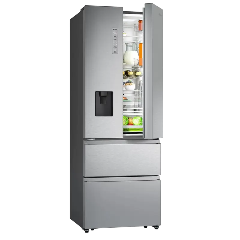 Frigider Hisense RF632N4WIE1, Oțel inoxidabil