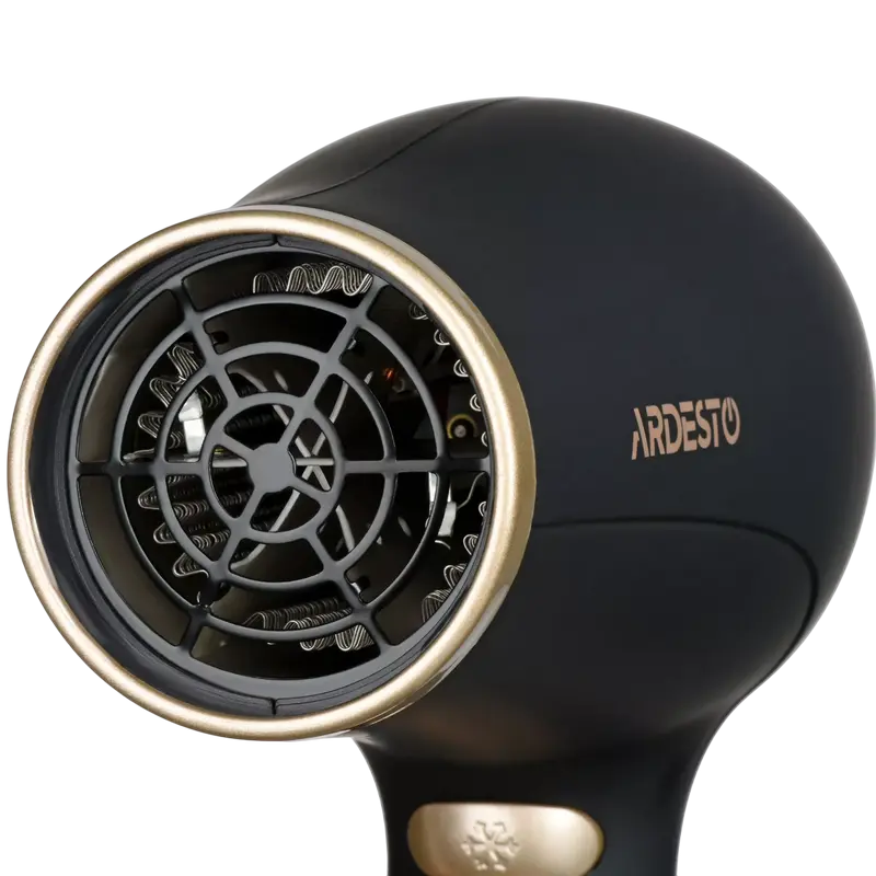 Uscător de păr Ardesto HD-522, 2200W, Negru | Auriu