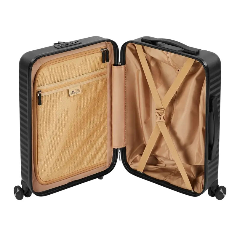 Valiză Rivacase Clark-Eco, 28L, Negru