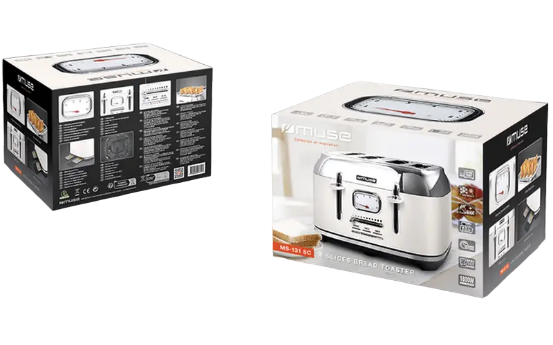 Toaster MUSE MS-131 SC, Bej