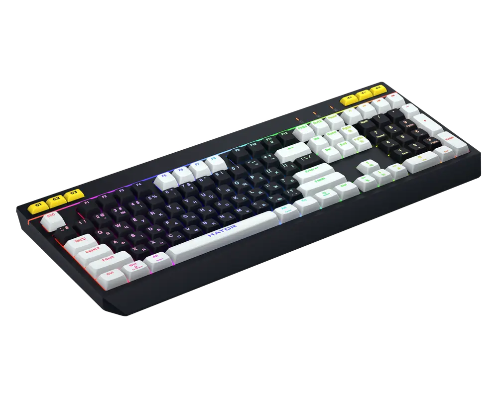 Tastatură HATOR Icefall, Cu fir, Negru