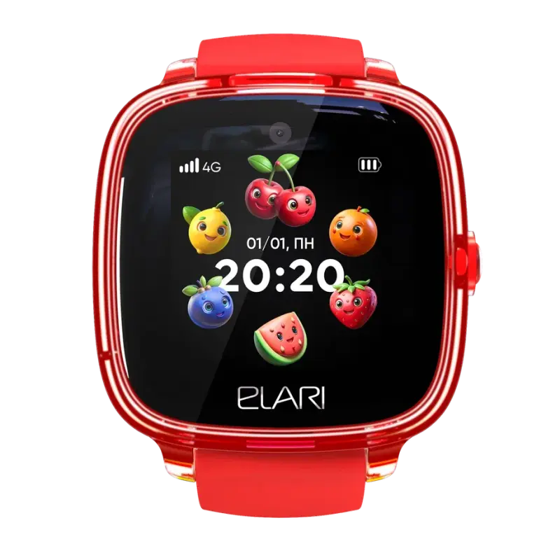 Ceasuri pentru copii Elari KidPhone Fresh 4G, 35mm, Roșu