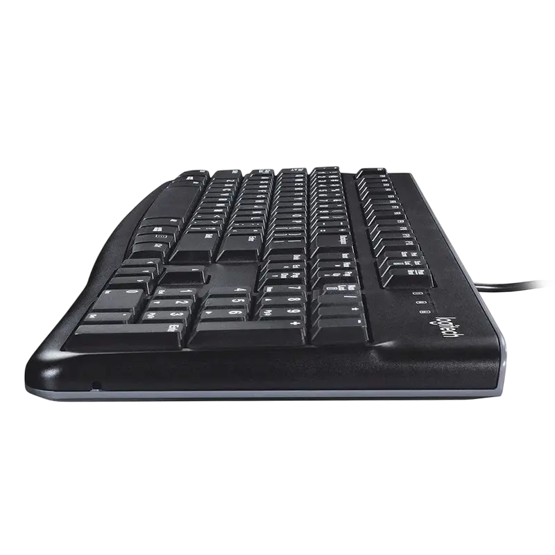 Tastatură Logitech K120, Cu fir, Negru