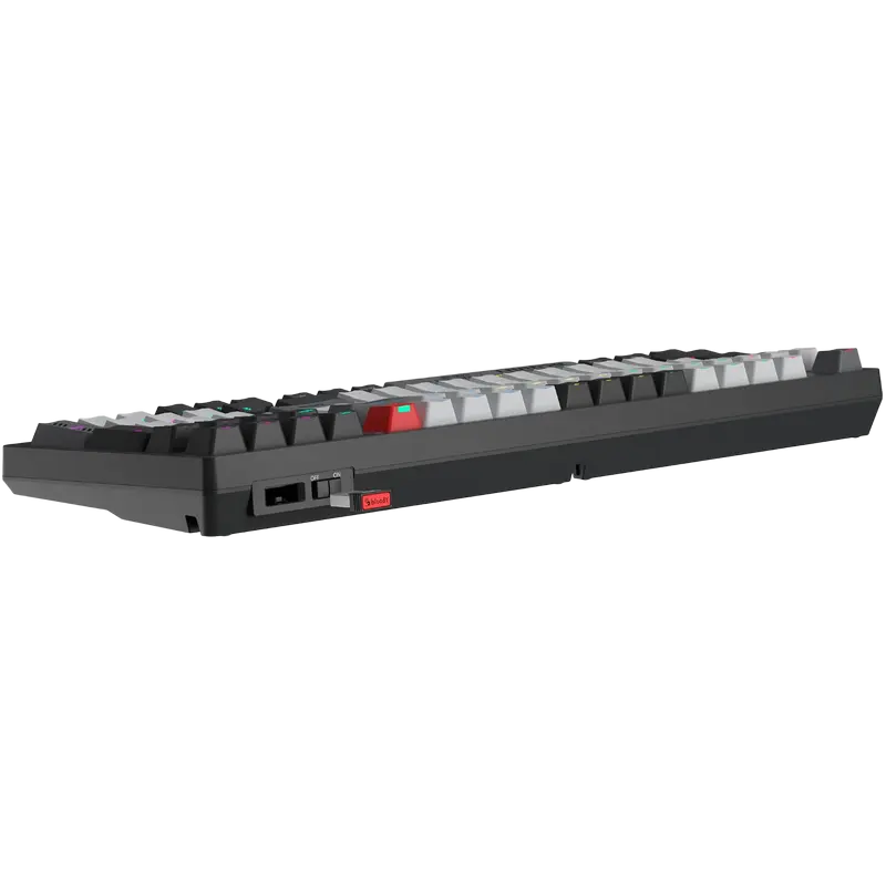 Tastatură Bloody WS98, Cu fir / Fără fir, Gri