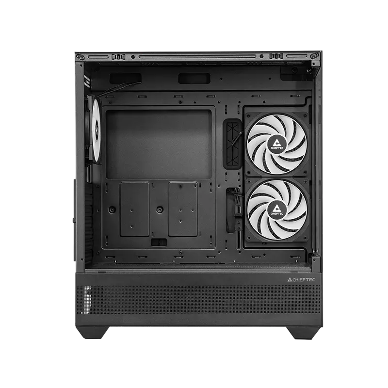 Carcasă PC Chieftec Vista, Midi-Tower, Fără PSU, Negru
