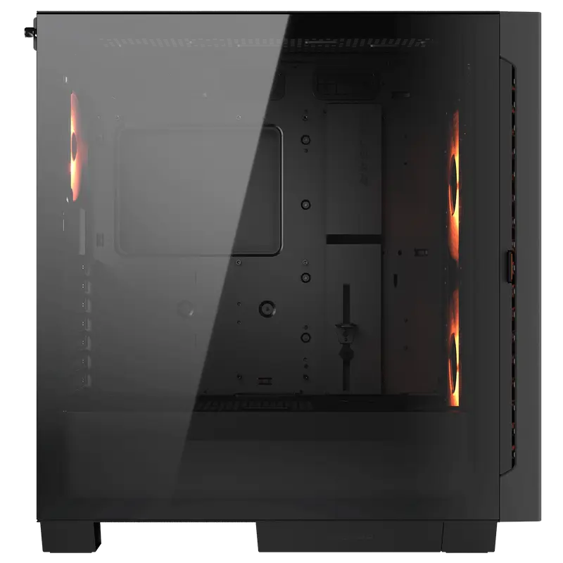 Carcasă PC Cougar Airface ECO RGB, Midi-Tower, Fără PSU, Negru