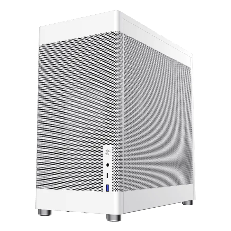 Carcasă PC Gamemax MeshBox Pro WT, Midi-Tower, Fără PSU, Alb