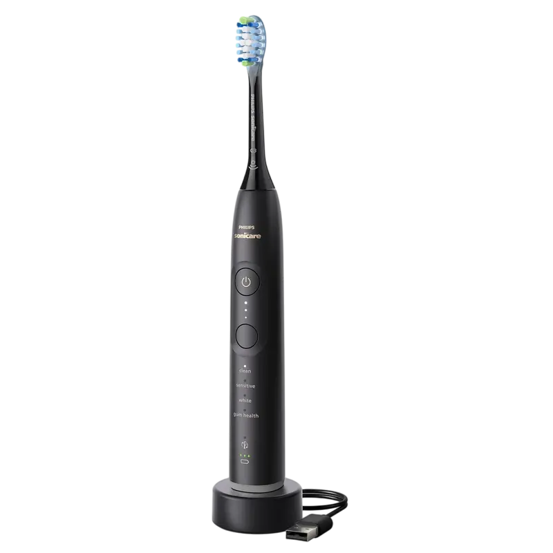 Электрическая звуковая зубная щетка Philips HX7429/03, Чёрный