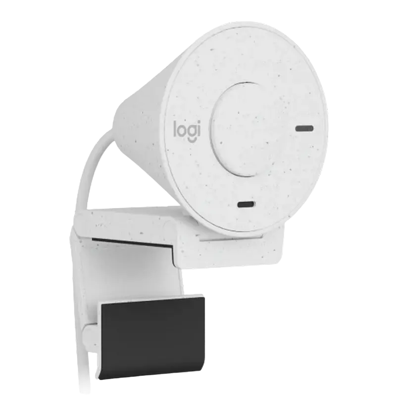 Cameră Web Logitech BRIO 300, Full-HD 1080P, Alb