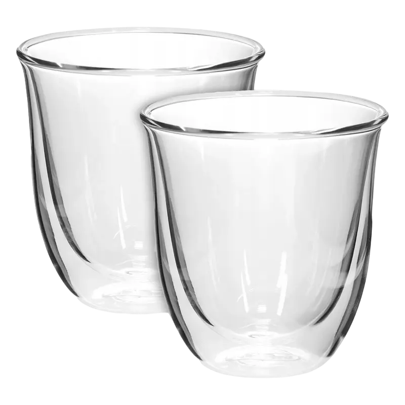 Set de pahare DeLongh DLSC300 90 ml, 2 buc, Transparent