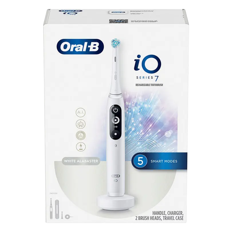 Periuță de dinți electrică Braun Oral-B iO 7, Alb