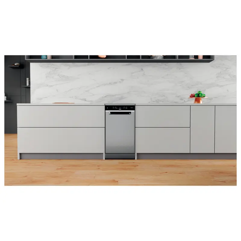 Mașină de spălat vase Whirlpool WSFO 3O34 PF X, Oțel inoxidabil