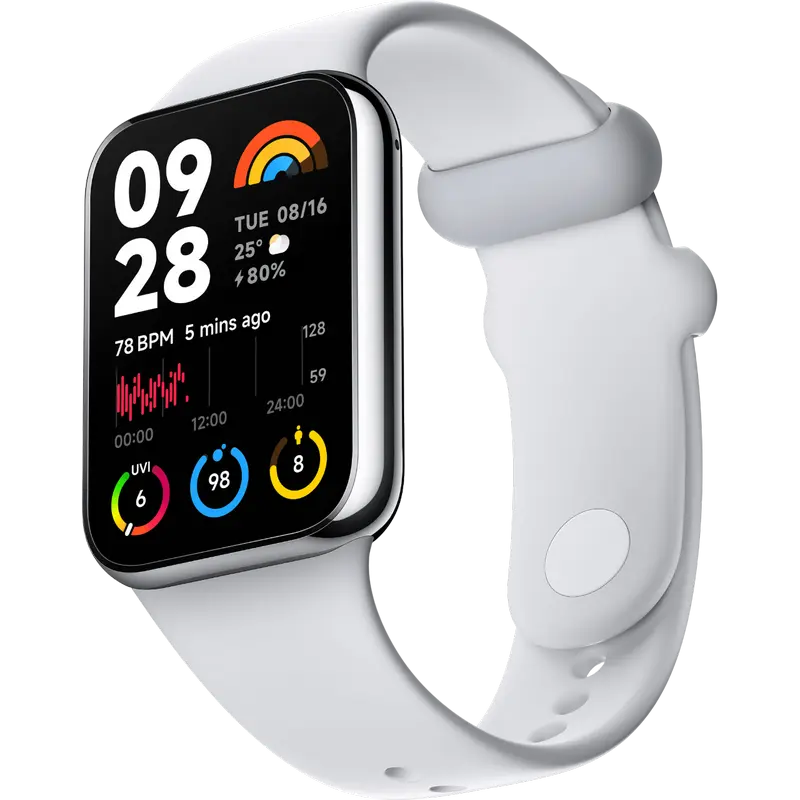 Ceasuri sportive/de antrenament Xiaomi Smart Band 8 Pro, Gri deschis