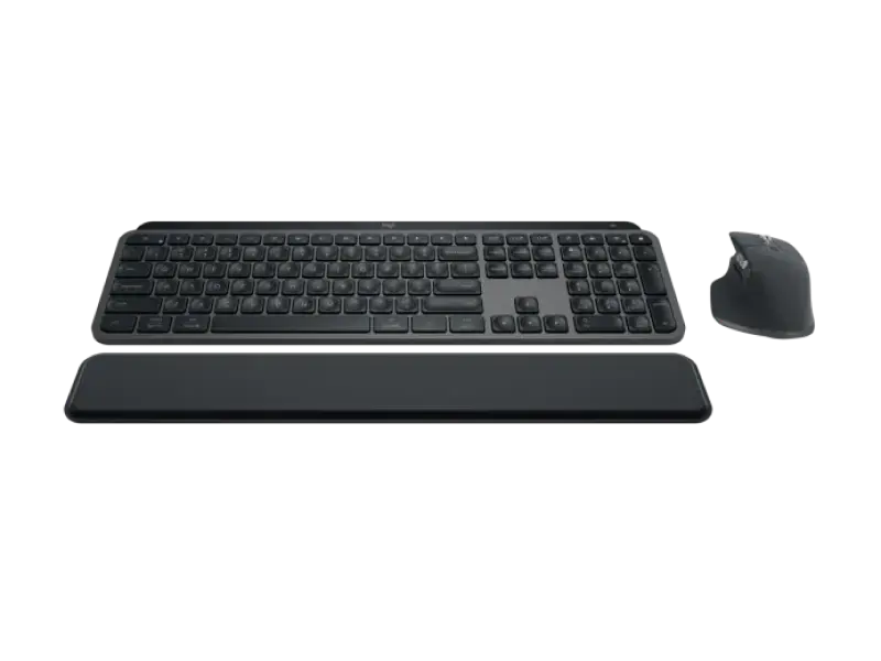 Комплект Logitech MX Keys S: клавиатура и мышь, беспроводные, цвет графит