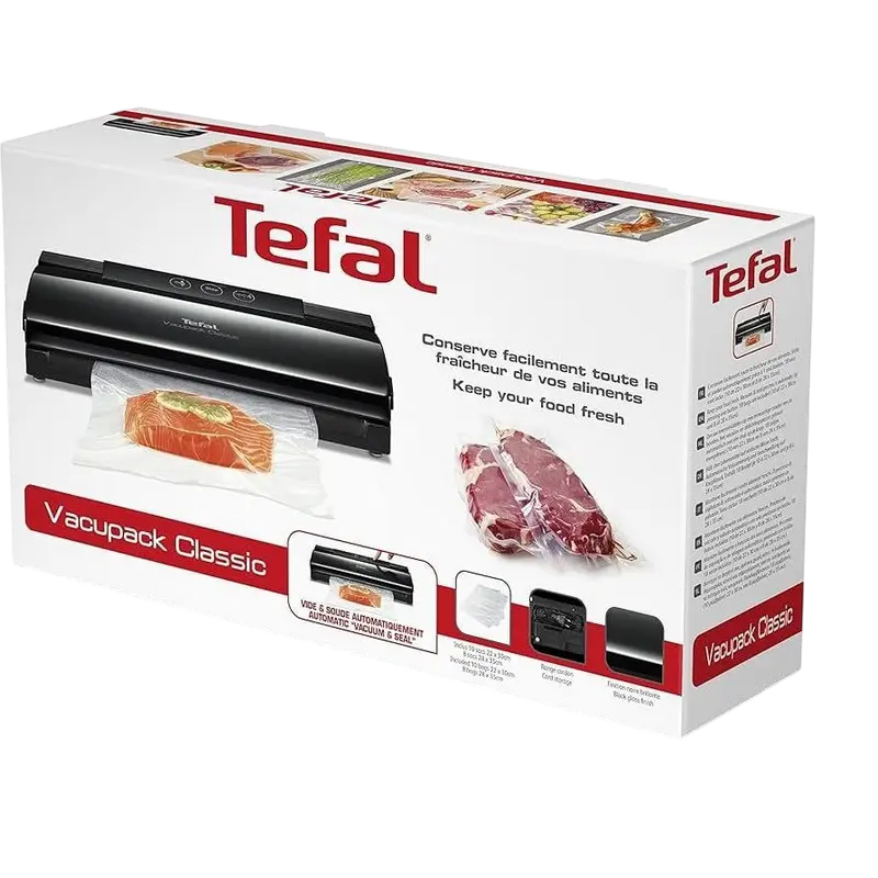 Вакуумный упаковщик Tefal VT254070, Черный