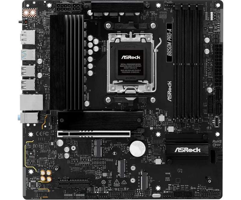 Placa de bază ASRock B850M Pro-A, AM5, AMD B850, Micro-ATX