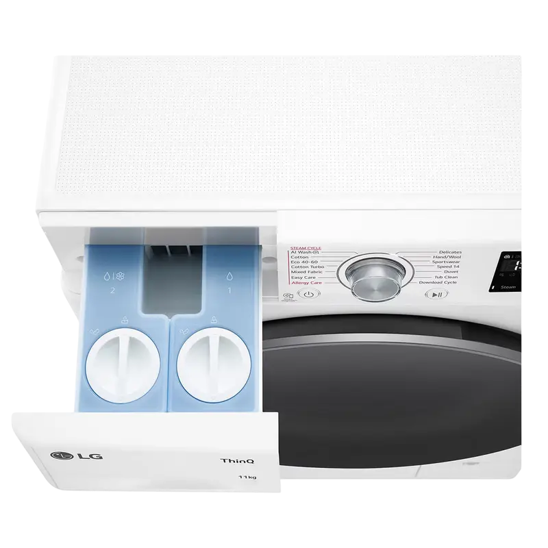 Mașină de spălat LG F4WR311S1WA, 11kg, Alb