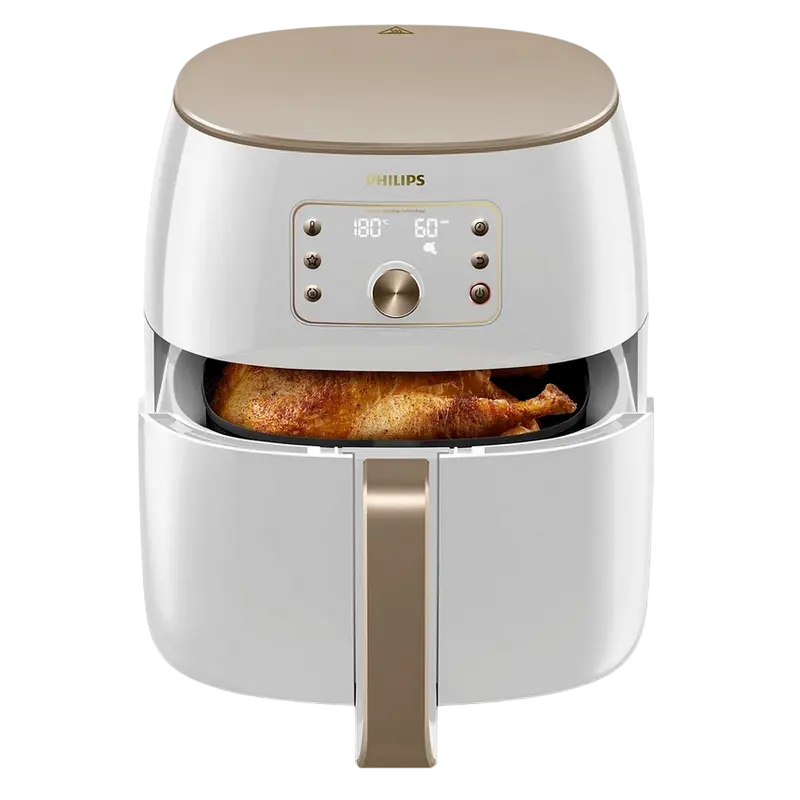 Friteuză cu aer cald Philips HD9870/20, White | Champagne
