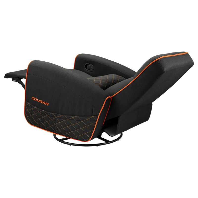 Scaun Gaming Cougar FIDOM, Imitație de in, Negru | Portocaliu