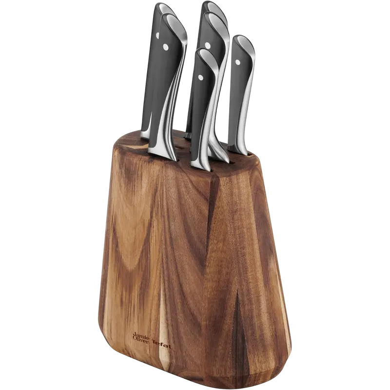 Set de Cuțite Tefal K267S656, Negru / Inox