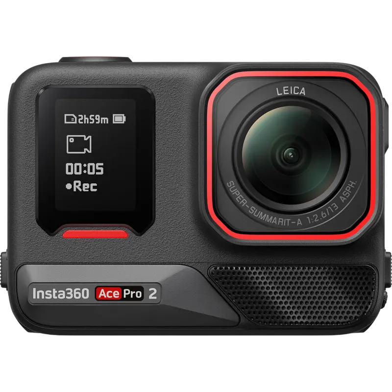 Cameră Video Sport Insta360 Ace Pro 2 Dual Battery, Negru