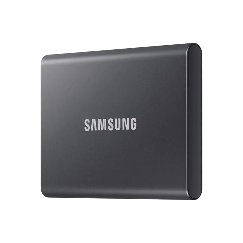SSD portabil extern Samsung T7, 4 TB, Titan Gray (MU-PC4T0T/WW)