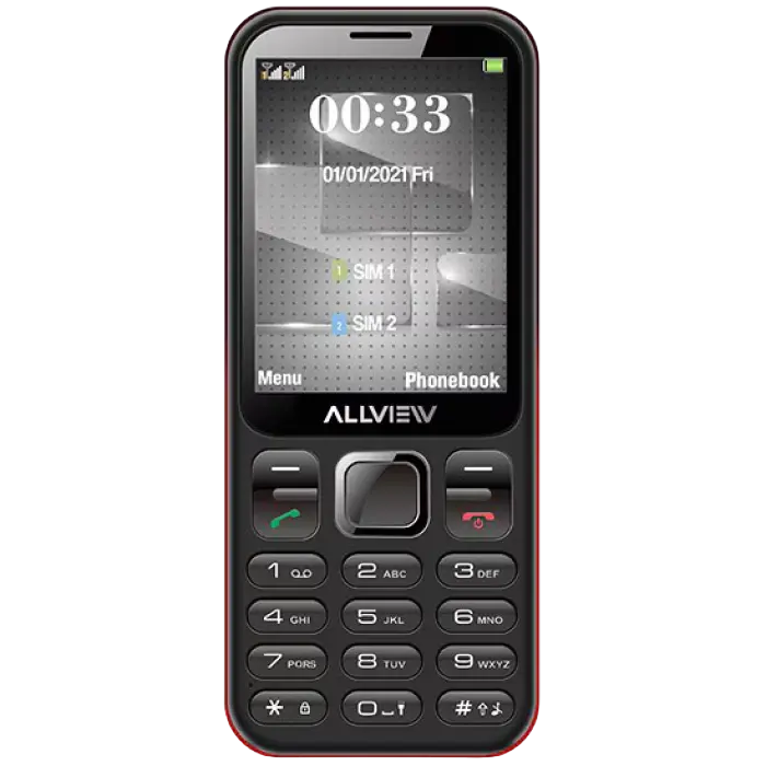 Telefon mobil Allview M20 Luna, Roșu | Negru