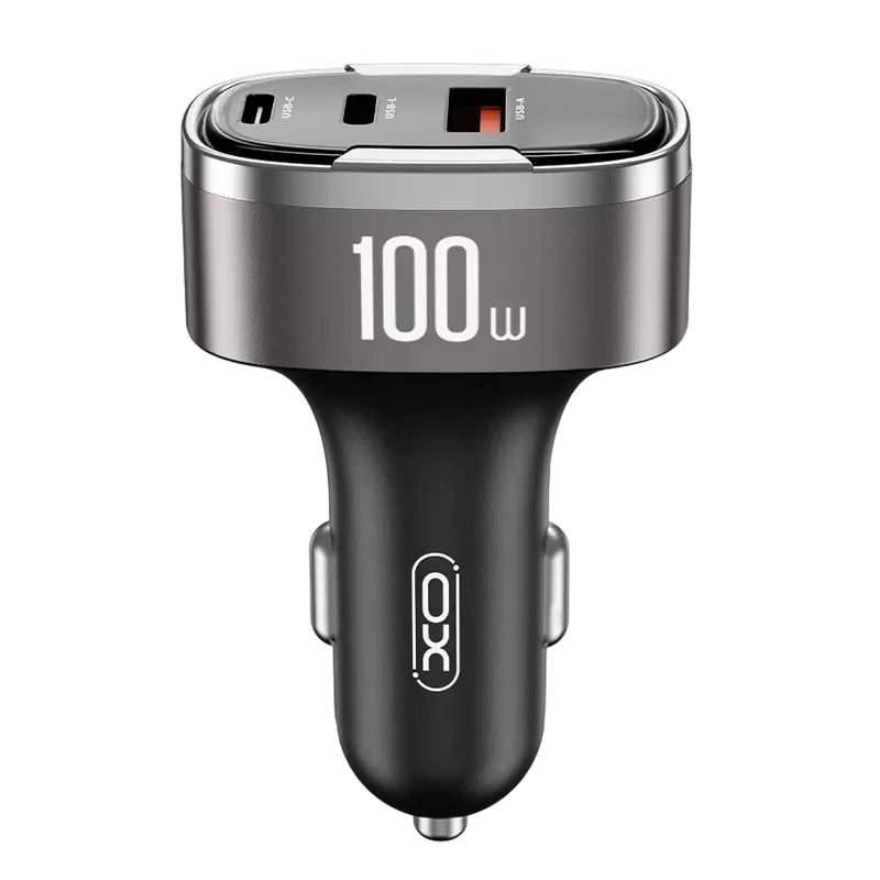 Incărcător auto XO CC61, 100W, Argintiu