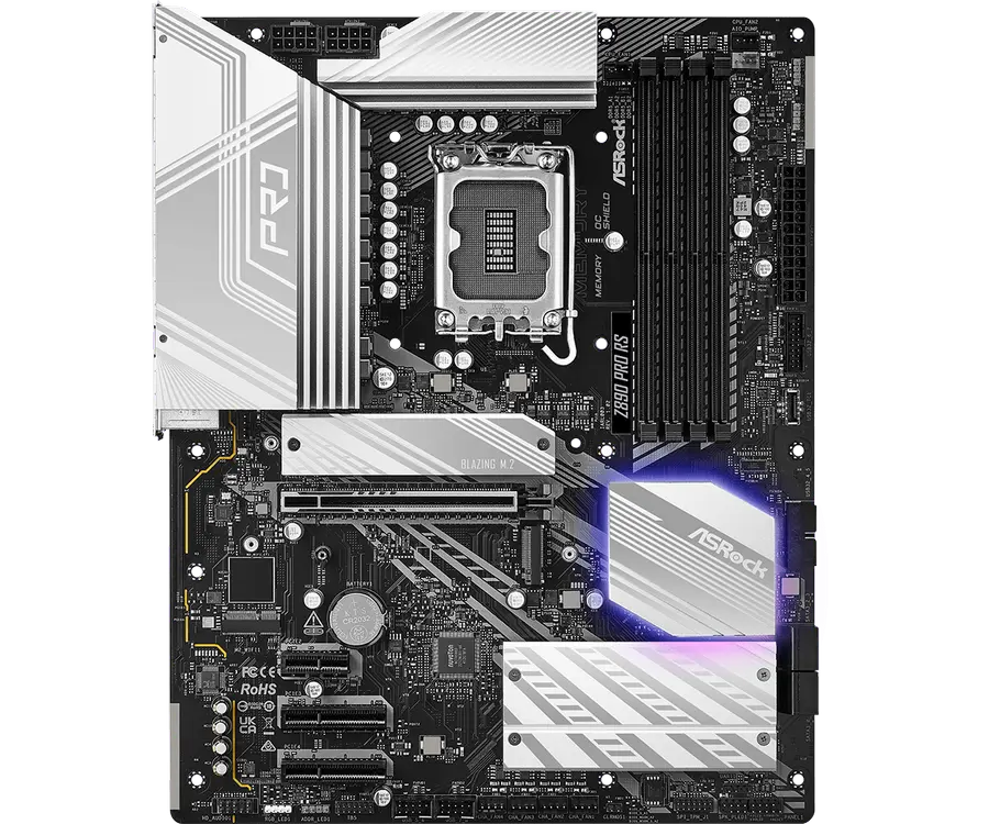 Placă de bază ASRock Z890 PRO RS, LGA1851, Intel Z890, ATX