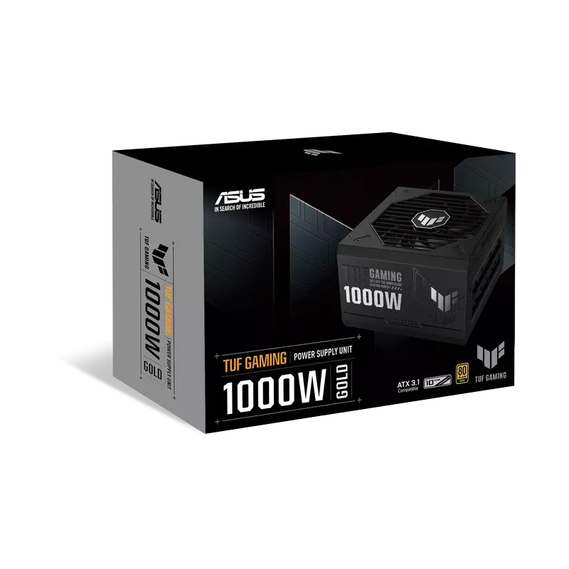 Sursă Alimentare PC ASUS TUF GAMING 1000W GOLD, ATX, Complet modular