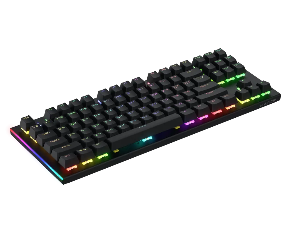 Tastatură HATOR Gravity X TKL, Cu fir, Negru