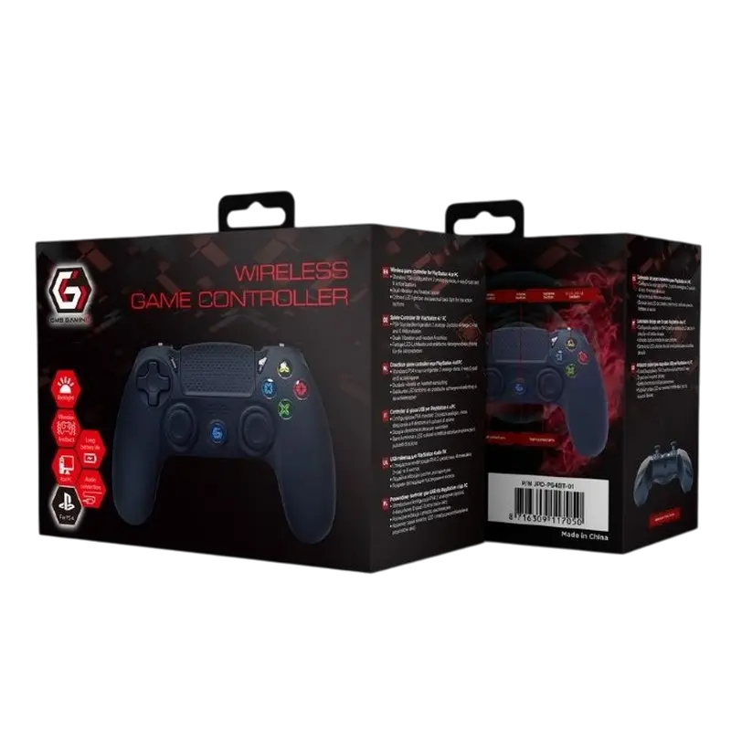 Геймпад Gembird JPD-PS4BT-01-BK, Чёрный