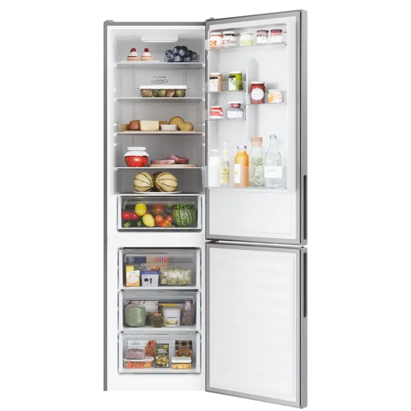 Frigider Candy CCE3T620ES, Argintiu