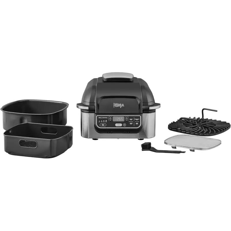 Grătar electric Ninja Sizzle AG301EU, 1760W, Negru | Argintiu
