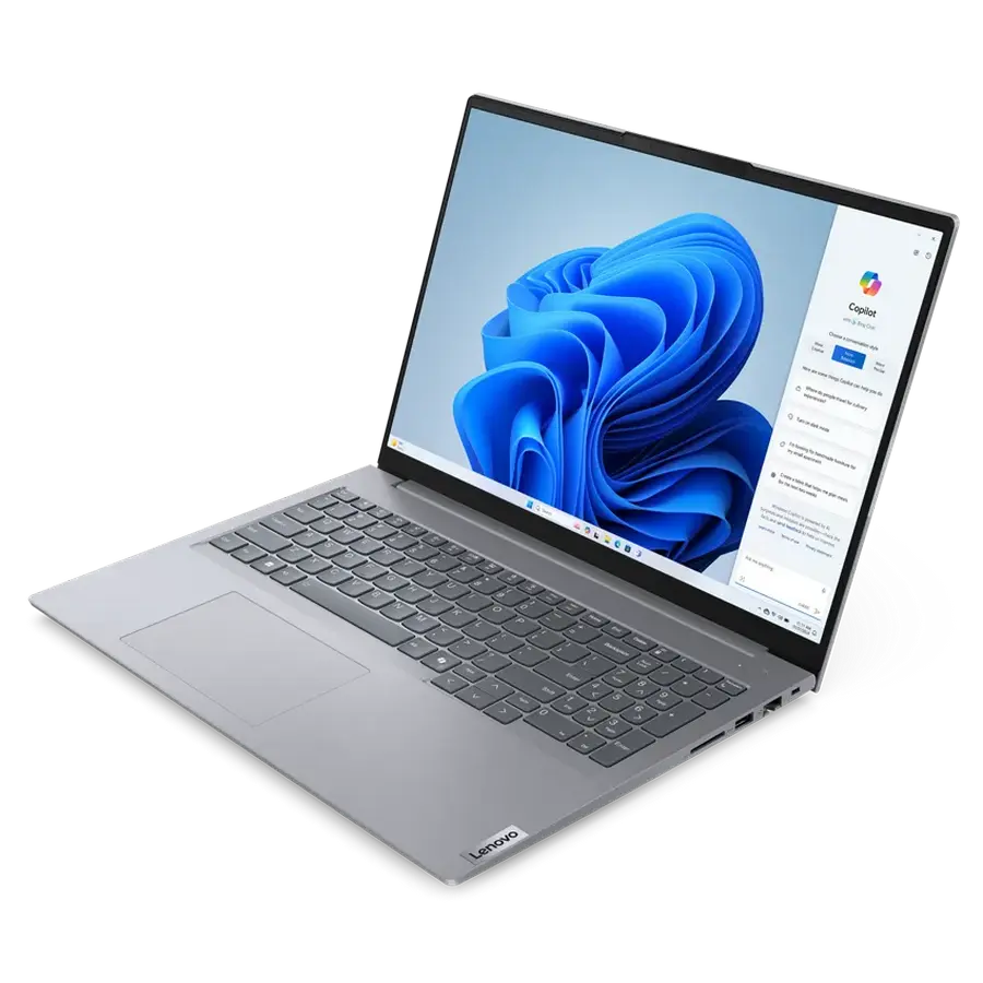 Laptop pentru afaceri 16" Lenovo ThinkBook 16 G7 IML, Arctic Grey, Intel Core Ultra 7 155H, 16GB/1024GB, Fără OS