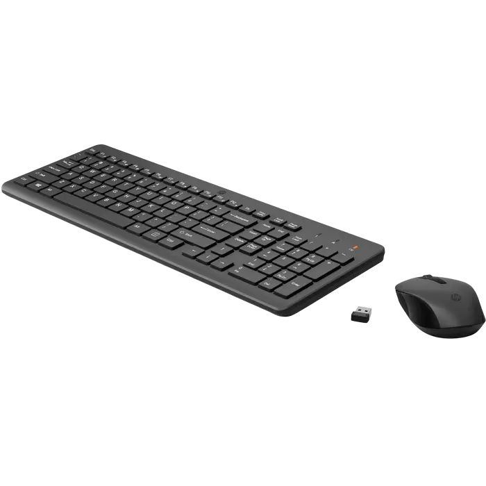 Клавиатура и мышь HP 300, Беспроводное, Чёрный