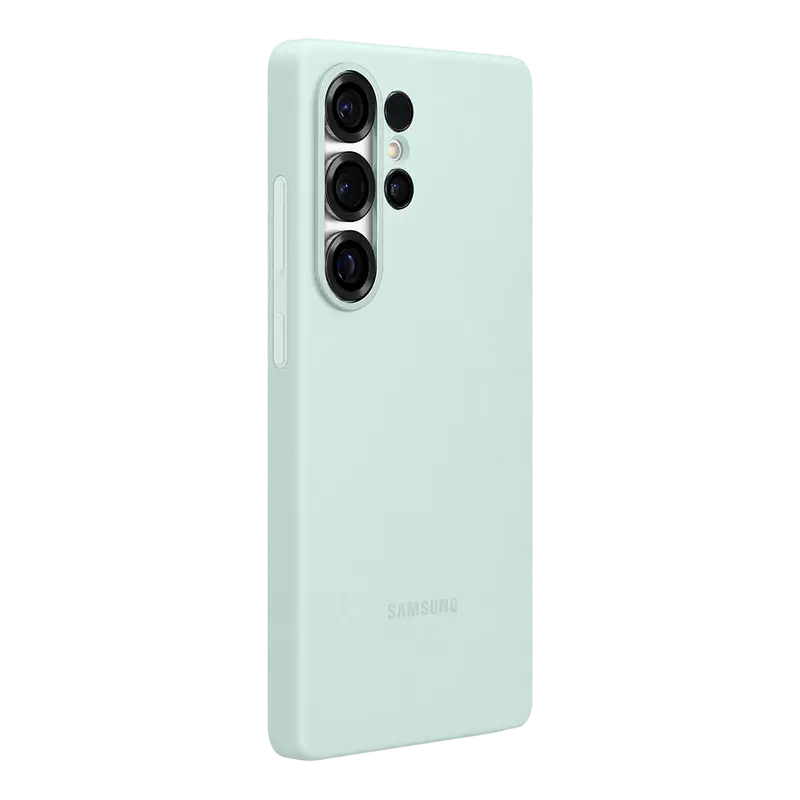 Husa Samsung Silicone Cover Galaxy S25 Ultra, Mentă