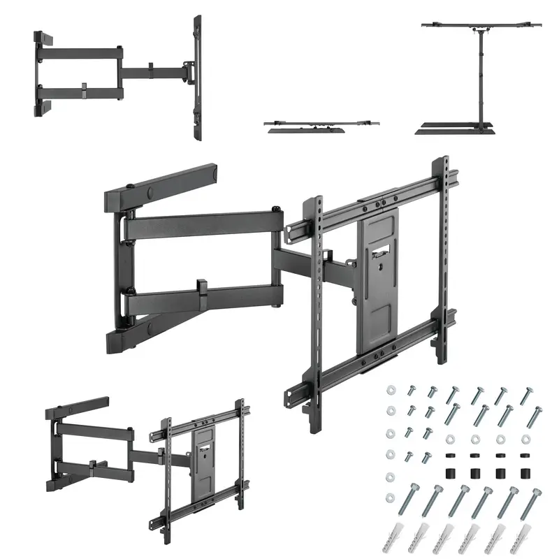 Поворотное настенное крепление Gembird WM-80ST-05, Черный