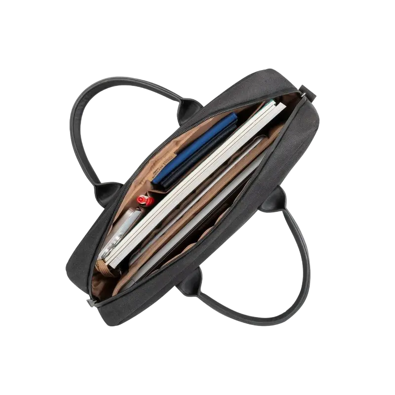 Geantă pentru Laptop Rivacase 8124, 15", Eco-Friendly rPET Poliester, Negru