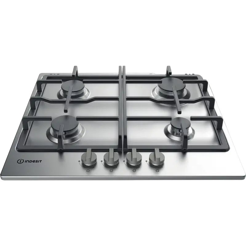 Plită pe gaz Indesit THP 641 IX/I, Oțel inoxidabil