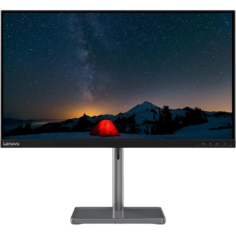 28,5" Монитор Lenovo L28u-35, IPS 3840x2160 4K UHD, Чёрный | Серебристый