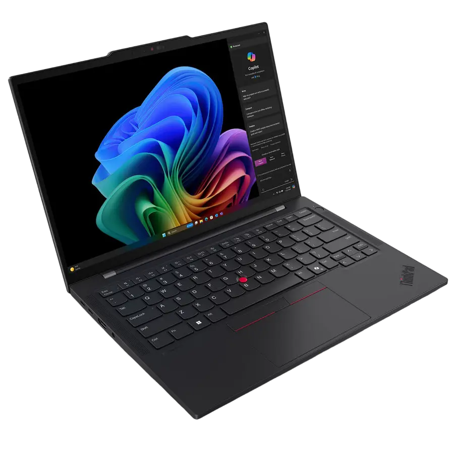 Laptop Business 14" Lenovo ThinkPad T14s Gen 6 (Snapdragon), Negru, Qualcomm Snapdragon X Elite X1E-78-100, 32GB/1024GB, Windows 11 Pro