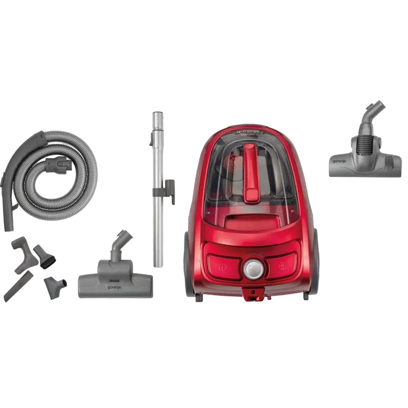 Aspirator Gorenje VCE03SPRCY, Rosu | Negru