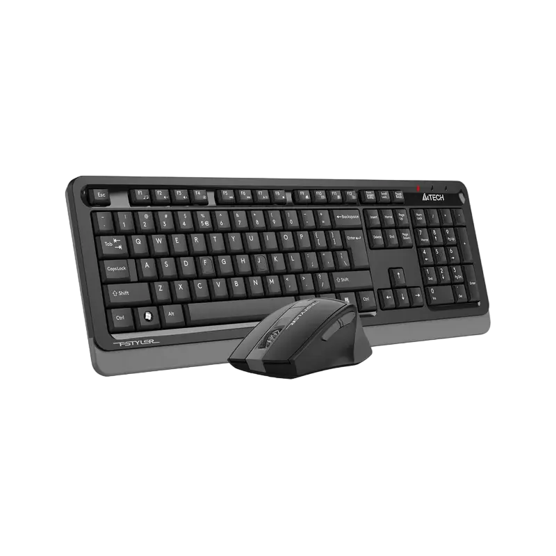 Клавиатура и мышь A4Tech FG1035, Беспроводное, Чёрный | Серый