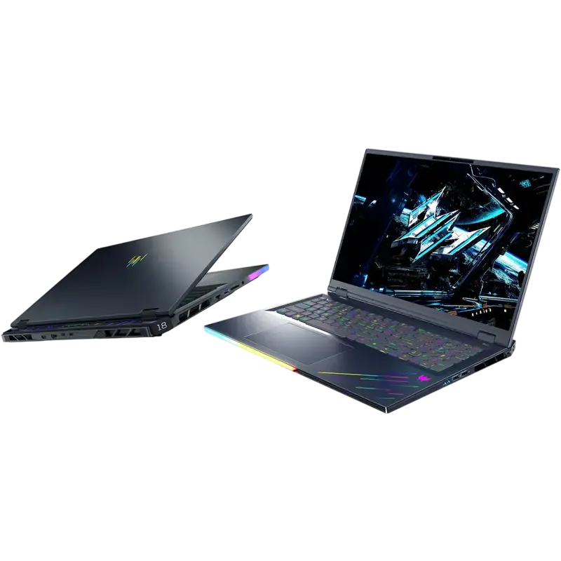 Игровой ноутбук 18" Acer Predator Helios 18 AI PH18-73, Abyssal Black, Intel Core Ultra 9 275HX, 64Гб/2048Гб, Linux eShell