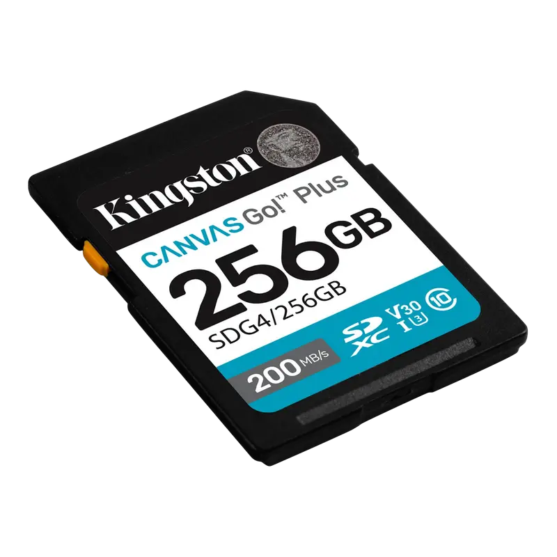 Card de Memorie Kingston Canvas Go! Plus, 256GB (SDG4/256GB)